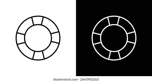 Life buoy icon Graphic vector set for ui design