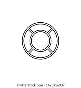 Life buoy icon. Help support sign