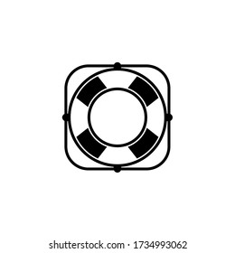 Life Buoy Icon Vector Illustration