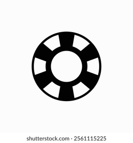 Life buoy icons, sea belt vector outline sign, Safety and help icon for web site and mobile app. vector illustration template