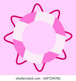 Life buoy isolated . High quality, detailed vector illustration