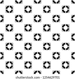 Life buoy pattern seamless vector repeat geometric for any web design