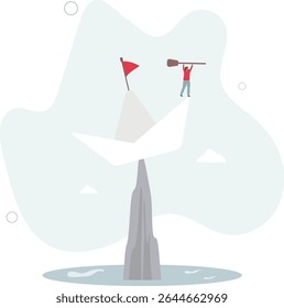 A vida ou o negócio travou, luta com problema ou obstáculo, erro, erro ou falha causam situação sem esperança, conceito de dificuldade de negócio.
