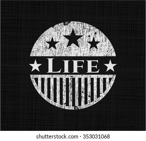 Life chalk emblem