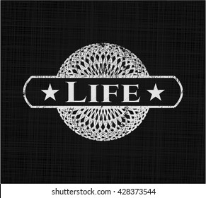 Life chalk emblem