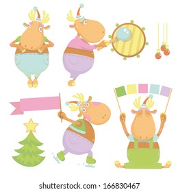 Life Christmas deer