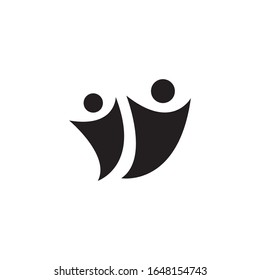 Life coach logo template vector icon design