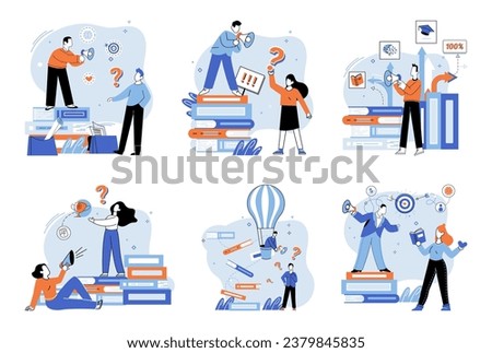 Life coach. Vector illustration. The life coach concept emphasizes personal growth and self improvement Life coaches guide individuals in setting and achieving their aims Progress made with support