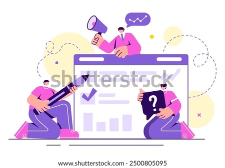 Life Coach Vector Illustration for Consultation, Education, Motivation, Mentoring Perspective and Self Coaching in Business Flat Cartoon Background