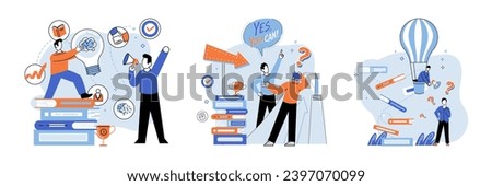 Life coach. Vector illustration. Inspiration from life coach can fuel your ambition and drive A well crafted plan is essential for turning ideas into reality Life coaches introduce individuals