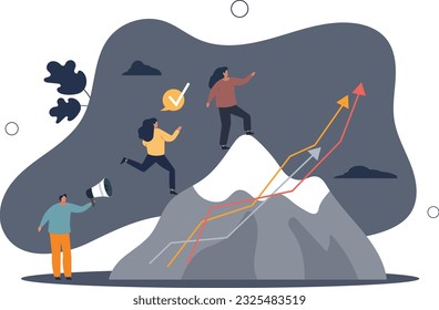 Life coaching and career training with help advices.Professional mentor or guidance expert for business support .flat vector illustration.