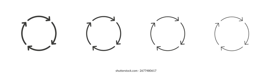 Símbolo de icono de ciclo de vida. Vector aislado ilustración.