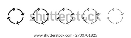 Life cycle icon Vector Art Illustration