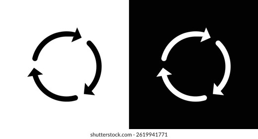 Life cycle icon vector, solid logo illustration, pictogram