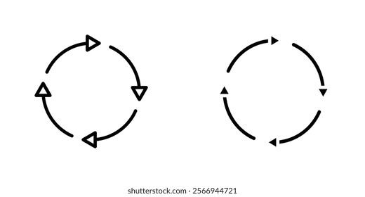 Life cycle icons. black and white vector set.