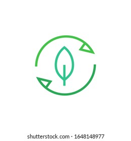 Life cycle logo template vector icon design