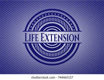 Life Extension with denim texture