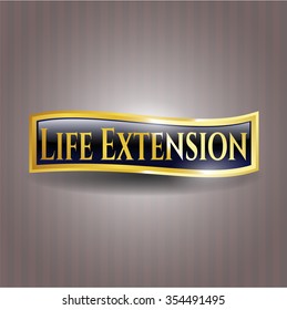 Life Extension golden emblem