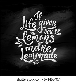 Life Gives You Lemons Make Lemonade Stock Vector (royalty Free 