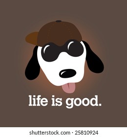 Life is Good Design (more dogs in portfolio)