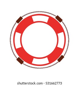life guard float isolated icon vector illustration design