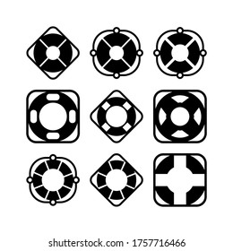 life guard icon or logo isolated sign symbol vector illustration - Collection of high quality black style vector icons
