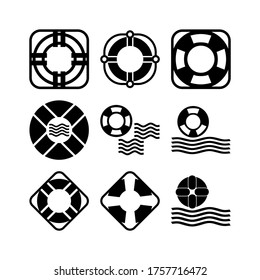 icono de protección de la vida o logotipo símbolo de signo aislado ilustración vectorial - Colección de iconos vectoriales de estilo negro de alta calidad
