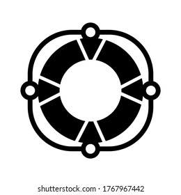 life guard icon or logo isolated sign symbol vector illustration - high quality black style vector icons

