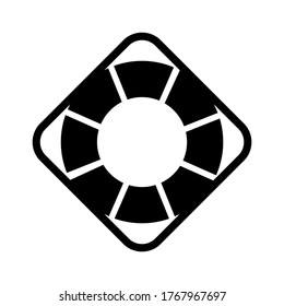 life guard icon or logo isolated sign symbol vector illustration - high quality black style vector icons

