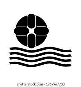 life guard icon or logo isolated sign symbol vector illustration - high quality black style vector icons
