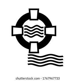 life guard icon or logo isolated sign symbol vector illustration - high quality black style vector icons
