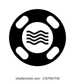 life guard icon or logo isolated sign symbol vector illustration - high quality black style vector icons
