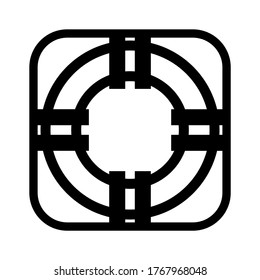 life guard icon or logo isolated sign symbol vector illustration - high quality black style vector icons
