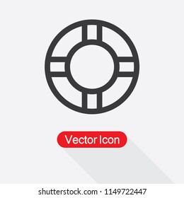 Life Guard Icon Vector Illustration Eps10