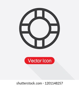 Life Guard Icon Vector Illustration Eps10