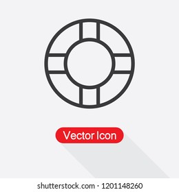 Life Guard Icon Vector Illustration Eps10