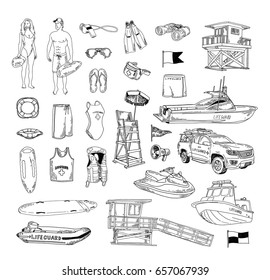 life guard icons