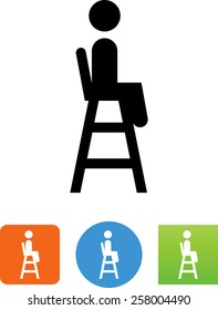 Life guard tower icon