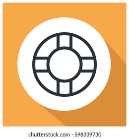 Life guard vector icon