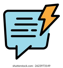 Life hacks icon. Outline life hacks vector icon color flat isolated