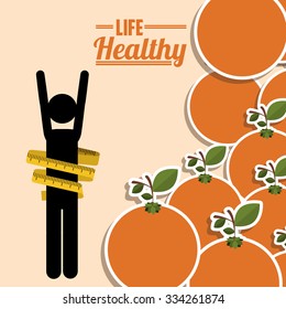 life healthy design, vector illustration eps10 graphic 