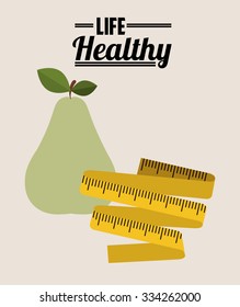 life healthy design, vector illustration eps10 graphic 