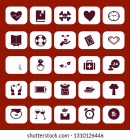 life icon set with hearts, hand sprout and heartbeat vector illustration