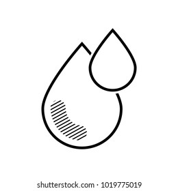 Life icon ,water care icon, vector illustration