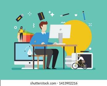 Bilder Stockfotos Und Vektorgrafiken Flat Design Geschaftsmann Shutterstock