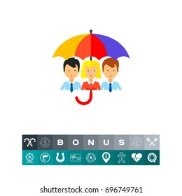 Life Insurance Concept Icon