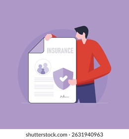 Life Insurance and Family Security protection and Health insurance concept, Digital healthcare Insurance