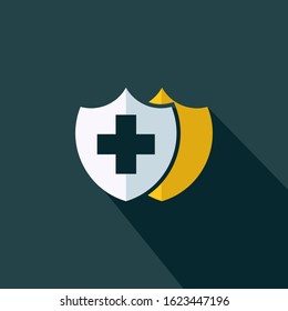 life insurance flat vector icon - ui icon vector