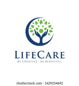 Life Insurance and Health care Logo Vector