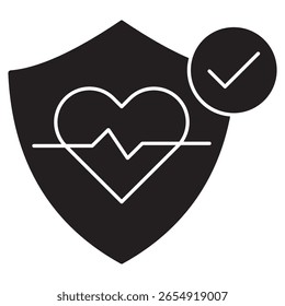 Life Insurance icon, Protect What Matters Most with Life Insurance, Secure Your Family’s Future Today, vector